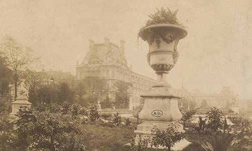 Pavillon Marsan aux Tuileries par Atget