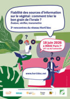 Affiche 3e rencontres Horti'doc 2026 Affiche 3e rencontres Horti'doc 2026